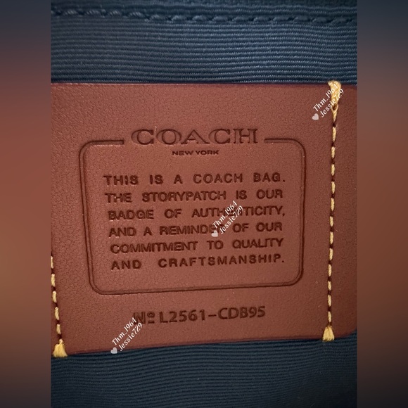 NWT！COACH Hadley Backpack In Signature Denim（CDB95）fast shipping main image 4